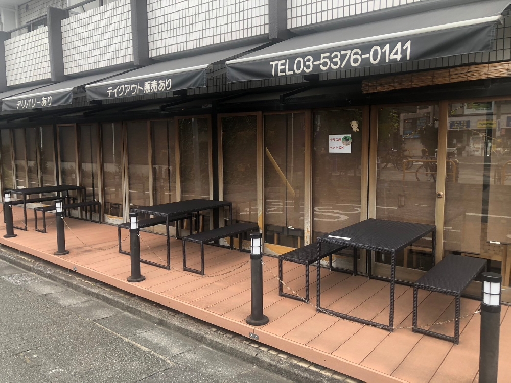テラス席（世田谷火龍園）